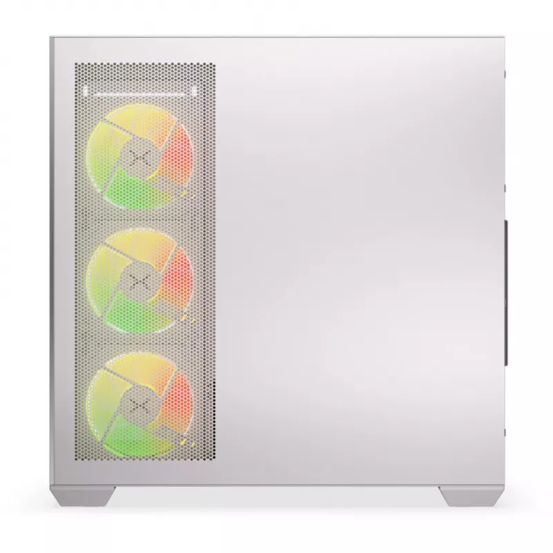 Korpusas KRUX Exo RGB White – ATX bokštas, plieninis, USB-C, RGB