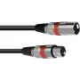 XLR kabelis Omnitronic 3022045R — 1 x XLR patinas į 1 x XLR patelė, 1,5 m