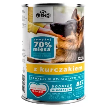 Šunų ėdalas konservuotas Frendi su vištiena padaže 1250 g