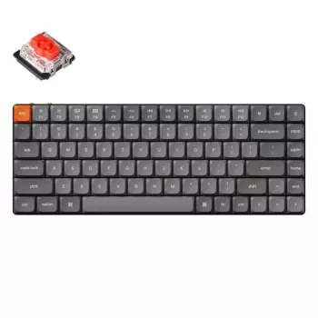 Keychron K3 Max klaviatūra universali USB RF belaidė Bluetooth pilka 75%