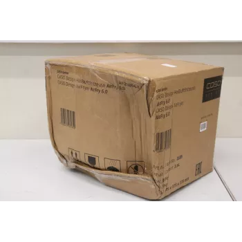 Caso Designer Air Fryer AirFry 6.0, talpa 6 l, juoda | IŠPARDAVIMAS | Pažeista pakuotė, mažas įlenkimas šone