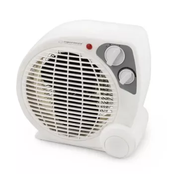 Elektrinis alyvos radiatorius ESPERANZA EHH002, 2000 W, reguliuojamas termostatas, pilkai baltas