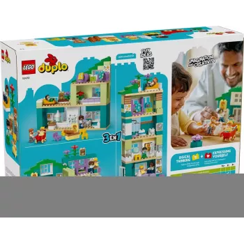 LEGO DUPLO 10470 3 viename Modernūs namai su šeimos figūrėlėmis