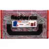 FixTainer - DUOPOWER & DUOSEAL + varžtai, sieninis kaištis šviesiai pilkas/raudonas, 275 vnt.