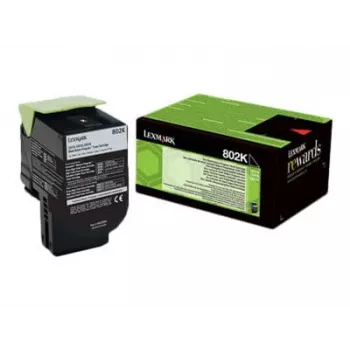 Toneriai Lexmark 80C20K0 802K juoda 3000 puslapių