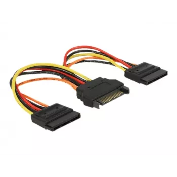 Vidinis maitinimo kabelis DeLOCK 60143 0,15 m SATA 15 kontaktų