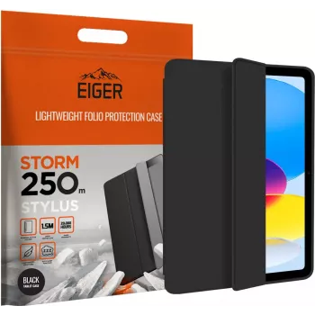 EIGER EGSR00136 Tablet-Apsauginis Dėklas 27,7 cm (10,9 inch) Folio Juodas (EGSR00136)