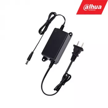Maitinimo adapteris DAHUA PFM320 vaizdo stebėjimo kameroms, įėjimas 100–240 V, 0,5 m kabelis, juodas, 45×104 mm