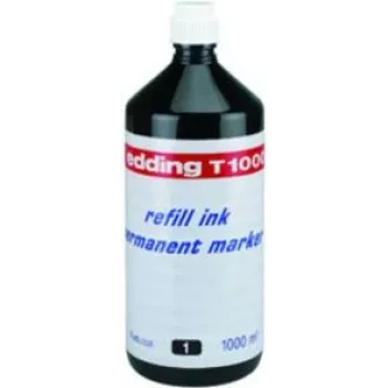Marker Edding T1000 juodas 1 l, nuolatinis vandeniui atsparus pramoninis žymeklis