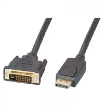 EFB-Elektronik DisplayPort/DVI 24+1 laidas, St-St, 2 m, juodas