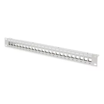 Digitus modulinis pataisų skydas 24 prievadai DN-91410-24 RJ-45 Cat6a Pilka