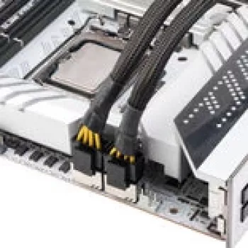 Adapterinis maitinimo laidas procesoriui Akasa 8-pin į dvigubą 4+4-pin (AK-CBPW35-20)