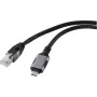 Renkforce USB tinklo adapterio kabelis [1x USB-C® kištukas - 1x RJ45 kištukas] 1,80 m, aliuminio kištukas (RF-6055778)