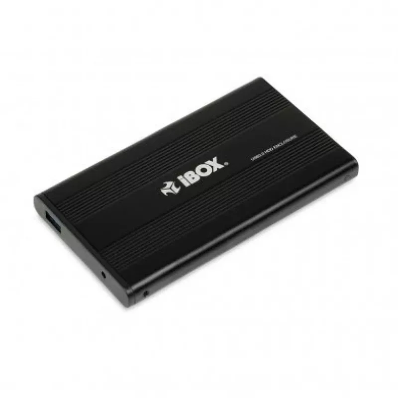 iBOX HD-02 išorinis dėklas 2,5 colio SATA diskams, USB 3.0, aliuminis, juodas