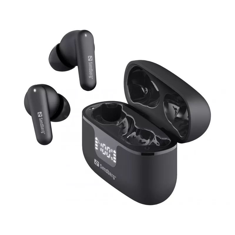 Ausinės Sandberg Wireless Earbuds ANC+ENC