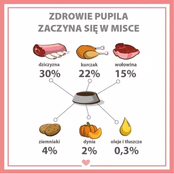 PUPIL Premium All Meat Venison – šlapias šunų ėdalas – 800g