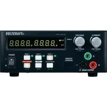 VOLTCRAFT Laboratorinis maitinimo šaltinis, reguliuojamas CPPS-160-84 0,02 - 84 V/DC 0,01 - 5 A 160 W USB nuotoliniu valdymu, programuojamas