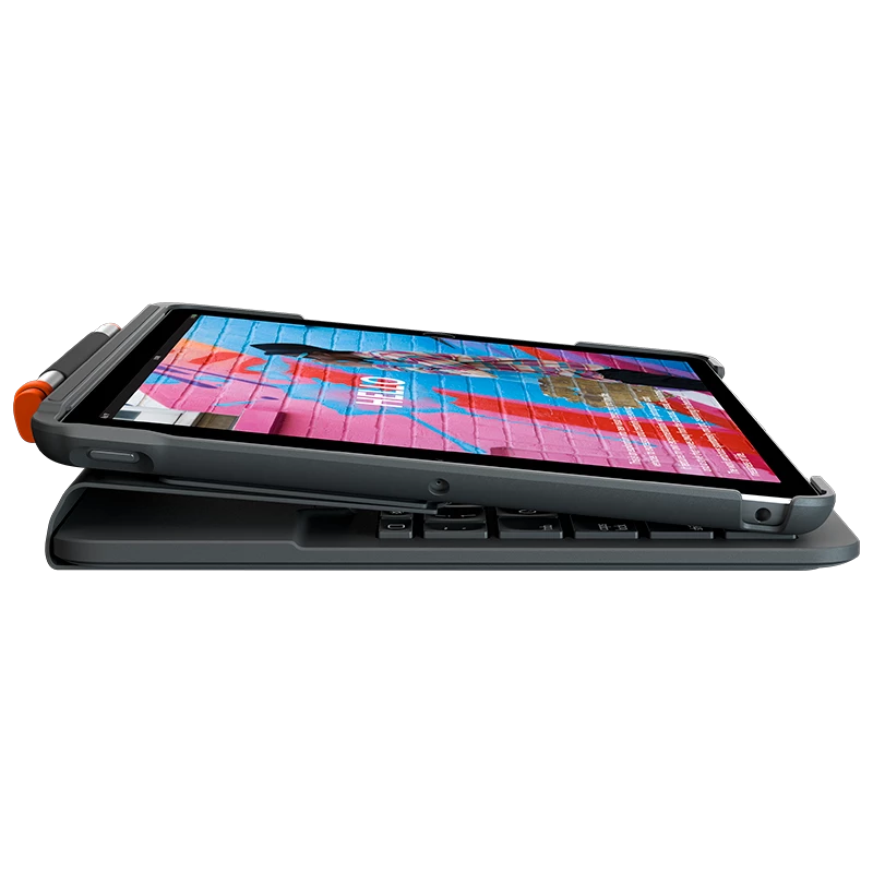 Klaviatūra Logitech Slim Folio, skirta iPad (7, 8 ir 9 kartos)