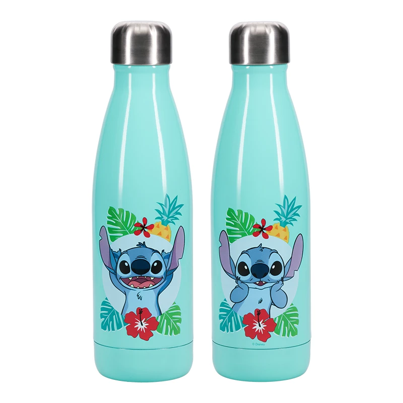 Geriamasis butelis Paladone PP10960LS 460 ml nerūdijančio plieno turkio spalvos su Stitch dizainu