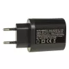 USB sieninis įkroviklis MACLEAN MCE479B – 3x USB prievadai, 18 W bendra galia, kompaktiškas
