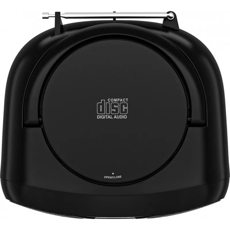 Boombox SENCOR SPT2300BK – CD grotuvas, MP3, USB, Bluetooth 5.1, FM, AUX, 4W, baterija/tinklas