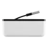 Belkin USB 2.0 4 prievadų kelioninis USB šakotuvas, sidabrinis, F4U021bt