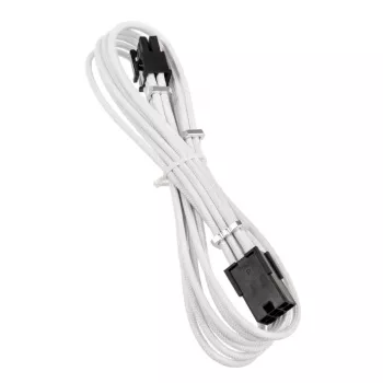 PCIe 6 kontaktų ilginimo kabelis BITFENIX Alchemy 45 cm pintas baltas