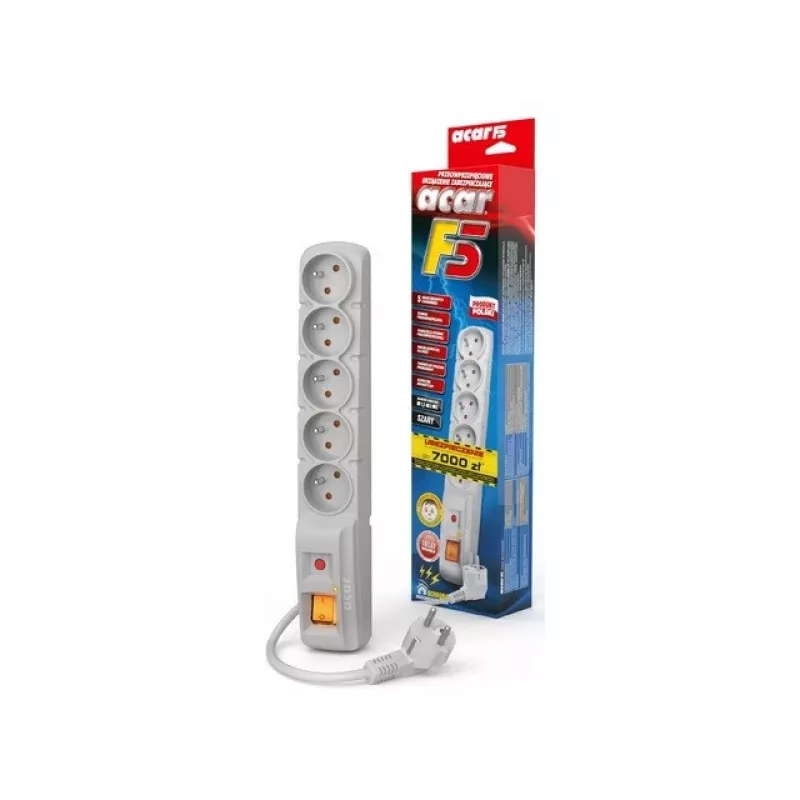 ACAR apsauginis filtras F5 1,8M pilkas