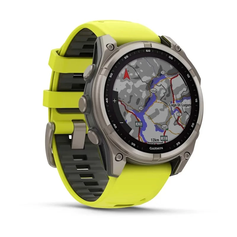 Garmin fenix 8 3,3 cm (1,3 inch) 47 mm skaitmeninis jutiklinis ekranas 260 x 260 pikselių titano korpusas su Wi-Fi ir GPS