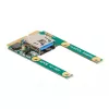 DeLOCK Mini PCIe I/O 1 x USB 2.0 Type-A moteriška pilno dydžio pusės dydžio