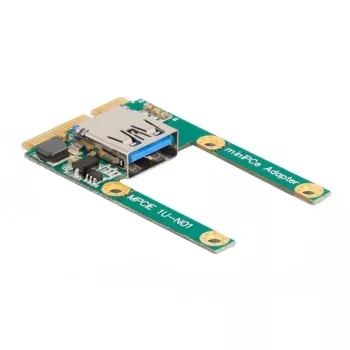 DeLOCK Mini PCIe I/O 1 x USB 2.0 Type-A moteriška pilno dydžio pusės dydžio