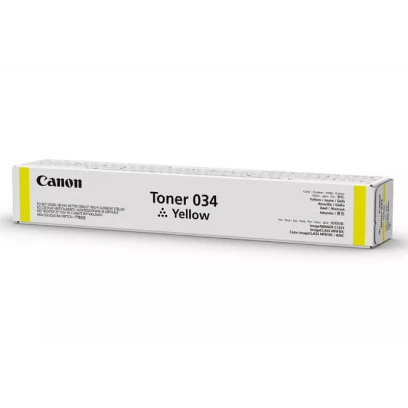 Originalus Canon 034 geltonos spalvos tonerio kasetė, 1 vnt.