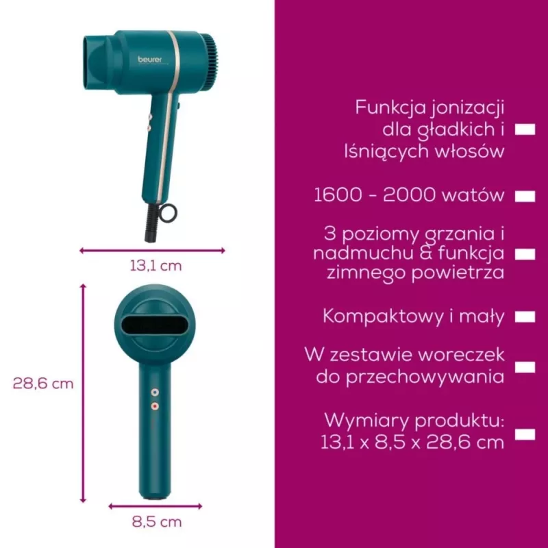 Plaukų džiovintuvas Beurer HC 35 1800W