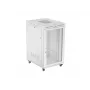 Stovimas 19 inch serverio spintos korpusas 27U 800x1000 mm pilkas perforuotomis durimis su LCD ekranu LANBERG (plokščioje pakuotėje)