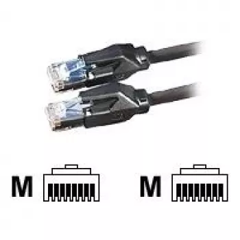 Laidas Datwyler Patch-Cable RJ-45 (M) - RJ-45 (M) 10 m SSTP CAT 6 Halogen-Free Juodas (21.05.0105)