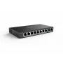 Tinklo PoE jungiklis Reolink RLA-PS1 – 8 PoE prievadai, 150W biudžetas, IEEE 802.3af/at, 2x Gigabit uplink
