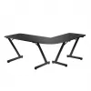 Kampinis stalas Huzaro Hero 7.0 Black – karboninis stalviršis 1540×1170×725 mm, aliumininis rėmas