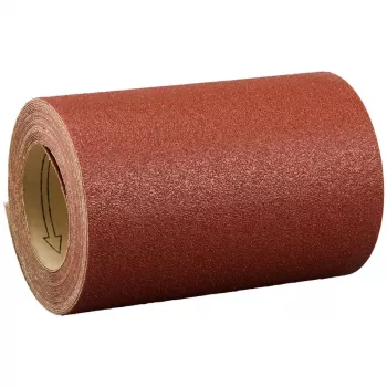 Makita šlifavimo juosta - medienai, metalui, plastikui - Grūdėtumas: 80, vidutinė stambi - 120 mm x 5 m - skirta Makita 9046, 9046J, BO4900V, BO4900VJ, BO4901J (P-38124)