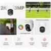 IP stebėjimo kamera MERCUSYS MC510 kupolinė 2 MP, 2304×1296, 30 kadrų/s, Wi‑Fi ir Ethernet, IR naktinis matymas, lubų montavimas, balta