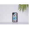 iKins apsauginis dėklas iPhone XS / XS Max juodas uolienų dizainas, apsauginis galinis dangtelis