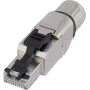 Ethernet jungtis Lapp ED-IE-AXS-6A-B-20-FC 21700653, RJ45 lauko montavimo adapteris, ekranuotas