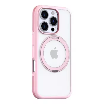 Dėklas telefonui Torras R Fusion iPhone 16 Pro rožinis