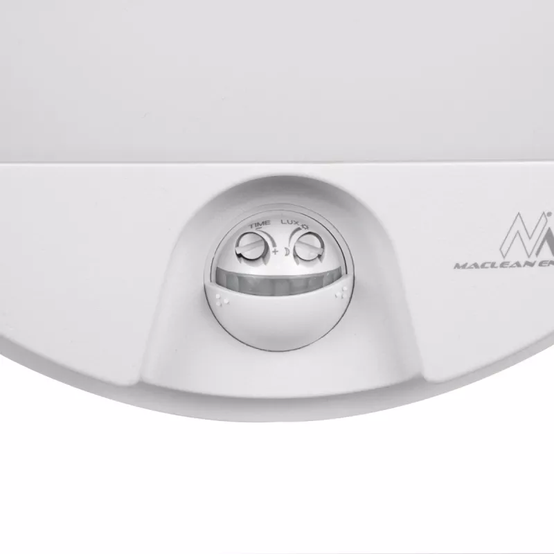 LED lempa MACLEAN MCE291W su IR judesio davikliu, 10W, 3000K