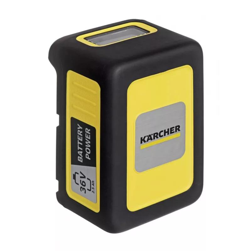 Akumuliatoriaus ir įkroviklio rinkinys Karcher Starter kit Battery Power 36/25 — 36 V, 2500 mAh, geltona