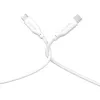 4smarts USB-C / USB-C Silicone-Cable High Flex 60W 1,5m Baltas