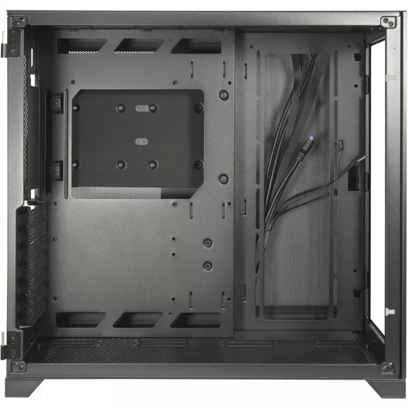 C-703 Vision ATX Gaming korpusas, Grūdintas stiklas, Juodas