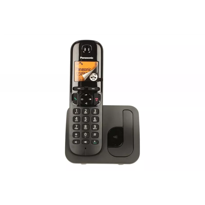 Panasonic KX-TGC 210 PDB belaidis DECT telefonas juodas su skambučio ID
