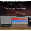 Stalinis maršrutizatorius MERCUSYS MR25BE EasyMesh Wi‑Fi 7 dviejų juostų 2,4/5 GHz, 3600 Mbps, 3× Gigabit LAN, 4 išorinės antenos