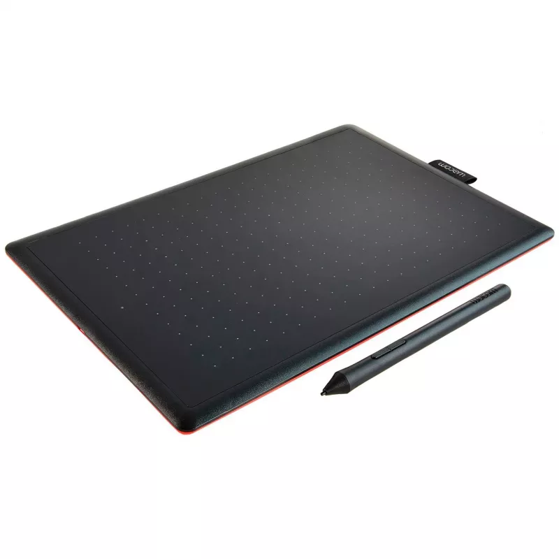 Wacom One by Medium grafinė planšetė Juoda, Raudona 2540 lpi 216 x 135 mm USB