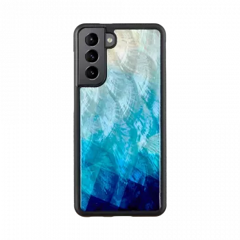 Apsauginis dėklas iKins Samsung Galaxy S21 Blue Lake Black